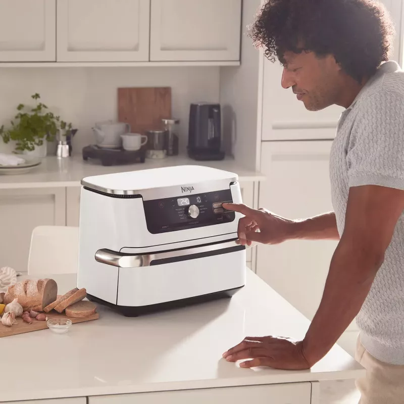 Hot air fryer Ninja AF500EUWH Double 10.4 L