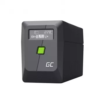 UPS Line-Interactive Green Cell 6.5 kVA, 360 W, 2 AC outlets, 12 V 7 Ah VRLA, USB, tower, black
