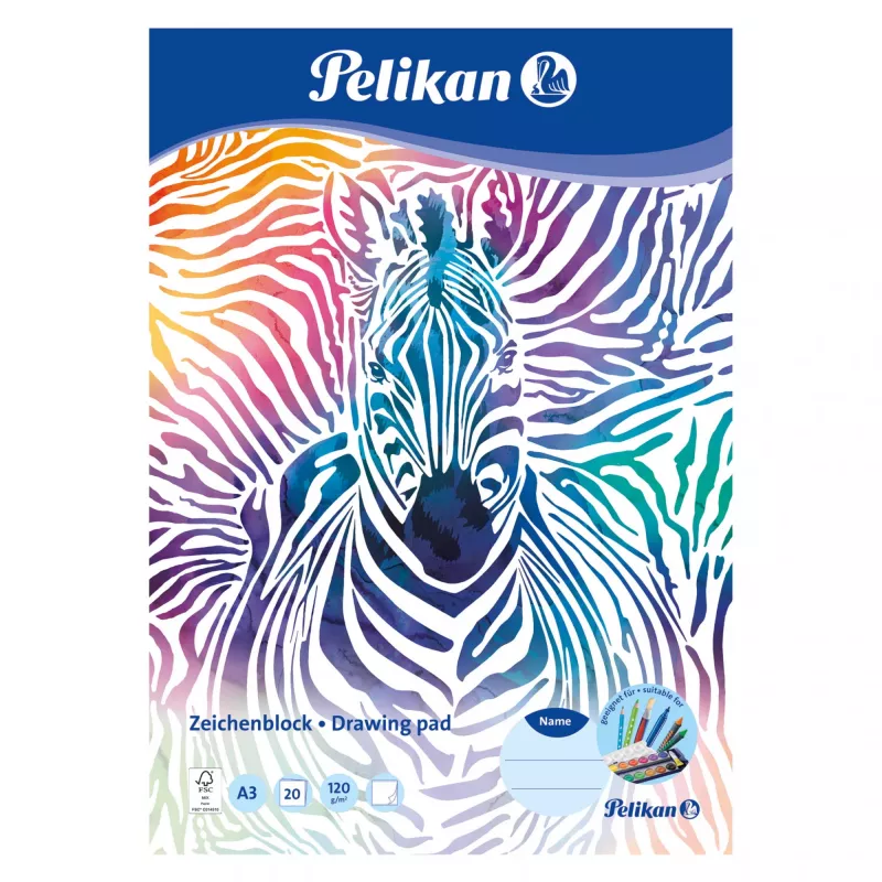 Cardboard Pelikan 236799 20 sheets 120 g/m² A3