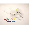 Zebra Clips for use with QuickClip Wristbands Yellow
