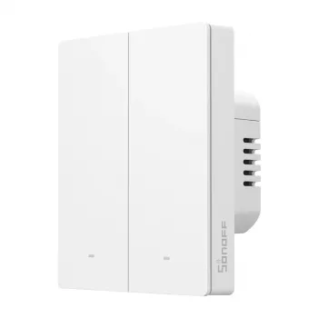 Wall-mounted WiFi smart switch Sonoff M5-2C-80W 2-channel for frame