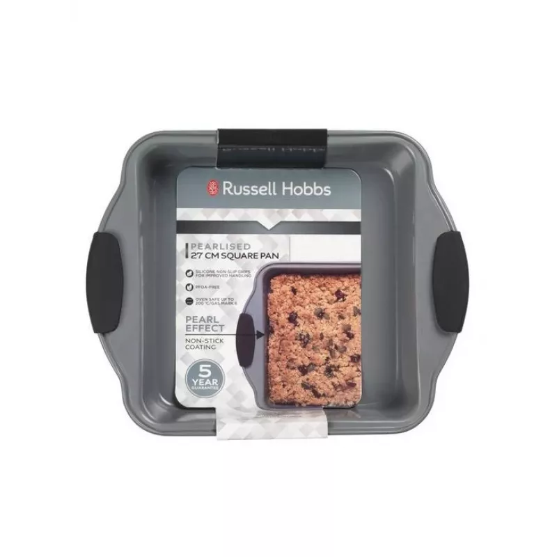 Square frying pan Russell Hobbs RH01913EU7 27 cm pearlised non-stick surface