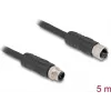 DeLOCK sensor/actuator cable 80522 5 m RST M12 Black