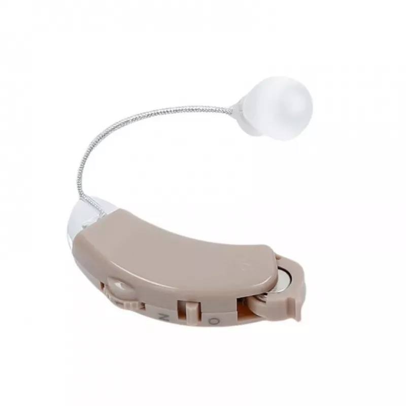 Haxe in-ear hearing amplifier JH-125, rechargeable, beige, 4 volume levels, 45 dB gain
