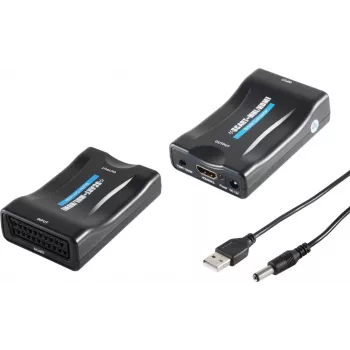SCART to HDMI converter ShiverPeaks 05-07001, up to 1080p resolution