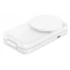 Belkin UltraCharge 25W Qi2 2-in-1 Foldable Wireless Charging Stand, White (WIZ038KQWH)
