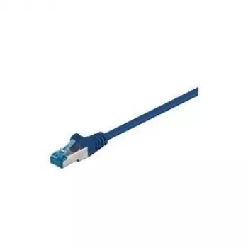 Wentronic Goobay CAT 6a Patch Cable, S/FTP (PiMF), Blue, 30 m - LSZH Halogen-Free, Copper (94911)