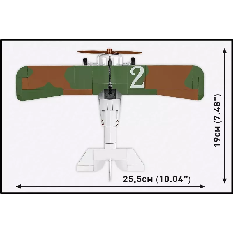 Construction Set Cobi Blocks Nieuport 17 C.1 277 pcs — Model Aircraft Kit, Collectible Brick Set