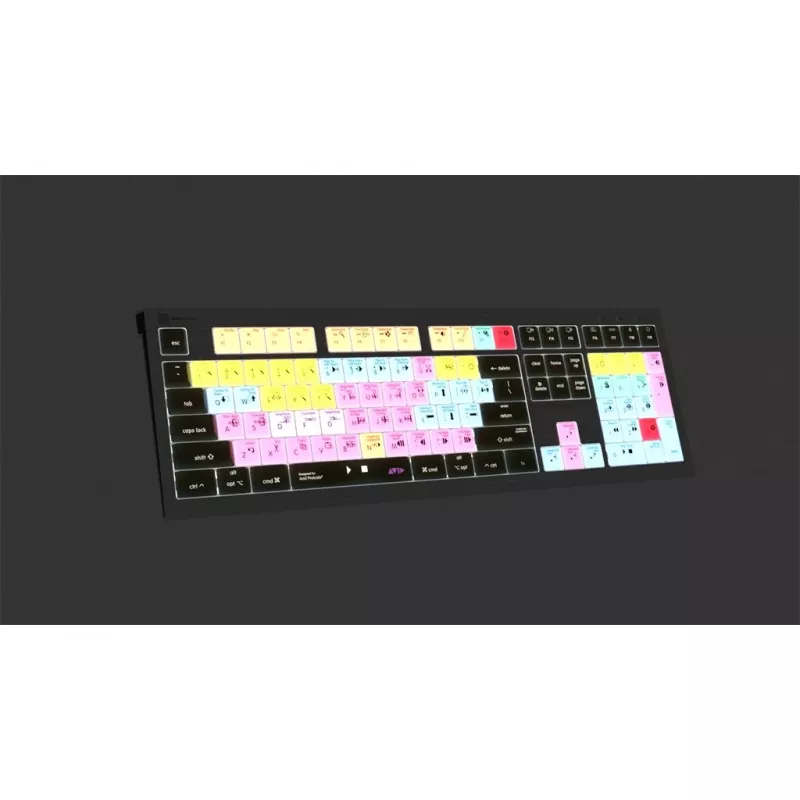 Logickeyboard ASTRA 2 USB QWERTZ Keyboard Black Full-size 104 Keys