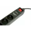 Gembird SPF5-C-10 Surge Protector Black 5 AC Outlet(s) 250 V 3 M