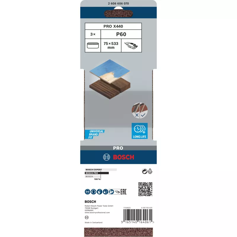 Bosch 2 608 606 070 sander accessory 3 pc(s) Sanding belt
