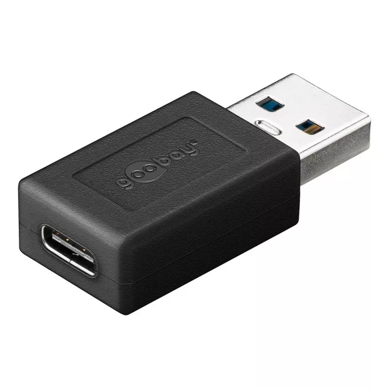 Goobay 45400 USB 3.2 1st Gen Adapter USB-a Plug to USB-C Socket Su