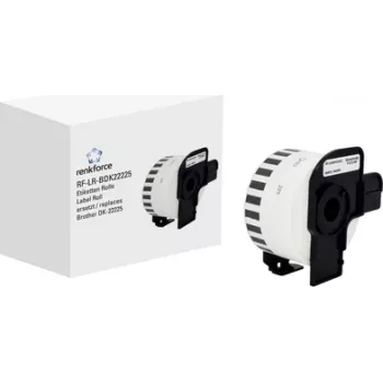 Renkforce Labels Roll compatible replaces Brother DK-22225 38 mm x 30.48 m Paper White 30.48 m Standard Universal-Labels RF-6027524 (RF-6027524)