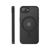 Protective MagSafe case Crong for iPhone 16e — black, durable design