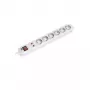 Surge protector Bachmann 381.2501K 1.5m White 6 AC outlets 250V