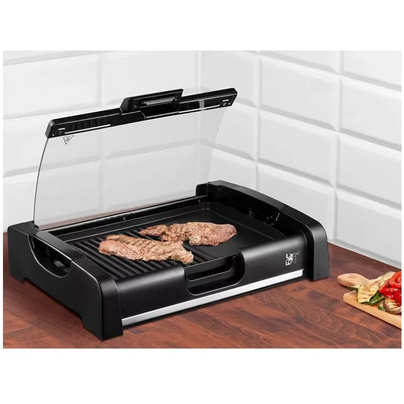 Lafe GRL-003 Electric Contact Grill with Lid, 1650 W