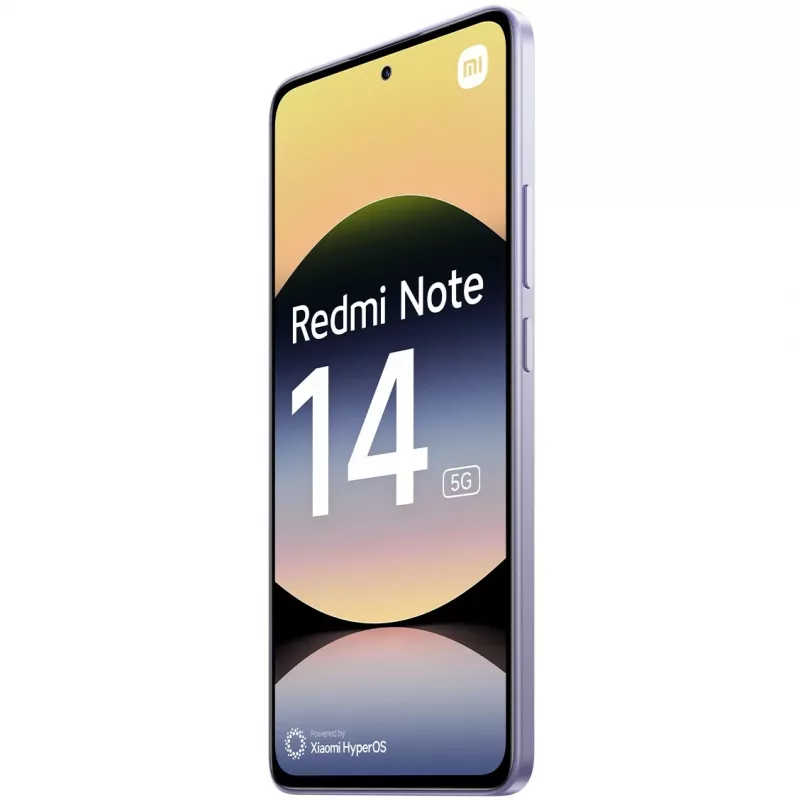 Smartphone Xiaomi Redmi Note 14 5G, 6.67 inch OLED, 8 GB RAM, 256 GB, Lavender, 5110 mAh