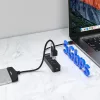 UNITEK uHUB Q4 USB 3.2 Gen 1 (3.1 Gen 1) Type-A 5000 Mbit/s Black