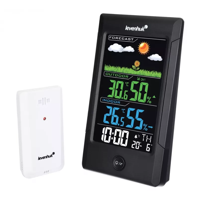 Levenhuk Weezer Teo TH40 Electronic environment thermometer Indoor/outdoor Black