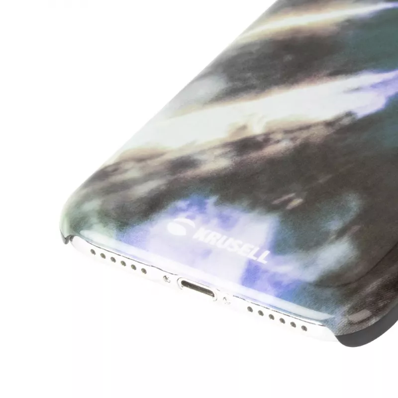 Protective flip cover Krusell Limited for Apple iPhone 8/7 — twirl earth design