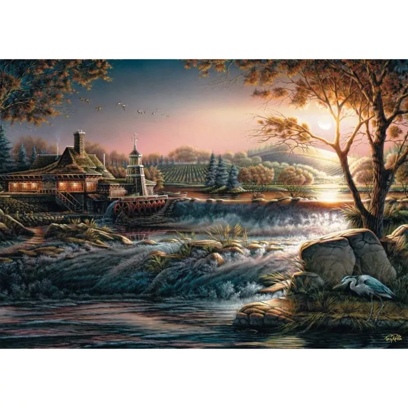 Terry Redlin: Lichter in der Wildnis, Puzzle 1000 Pieces