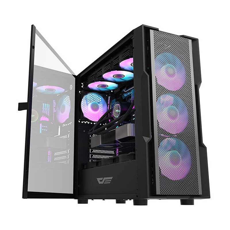 Computer case Darkflash DK431 Mesh, ATX, black