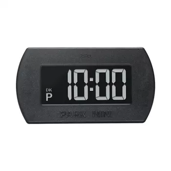 Electronic parking disc Needit Park Mini — black, ABS and glass, CR-2450 3V, 82×25×45 mm