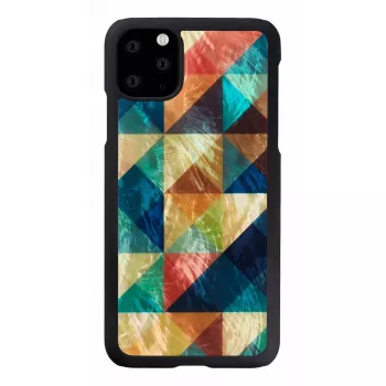 Smartphone Case iKins for iPhone 11 Pro Max — Mosaic Black protective cover