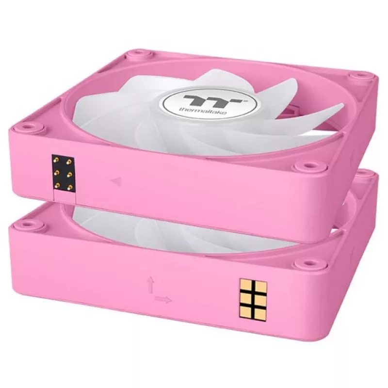 Fan THERMALTAKE CT140 EX Reverse ARGB Sync 140 mm, 500–1800 RPM, Pink, 3 pcs
