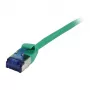 Synergy 21 Patch Cable RJ45, CAT6A 500Mhz, 0.25m, Green, U/FTP, slimline Round d=3,8mm, TPE(Superflex), AWG32, Synergy 21 - Digital/Data - Network