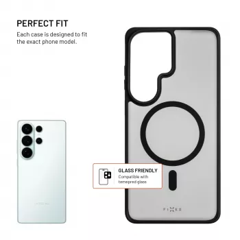 Fixed MagMisty | Back cover | Samsung | Galaxy S26 Ultra | Polycarbonate/TPU | Black