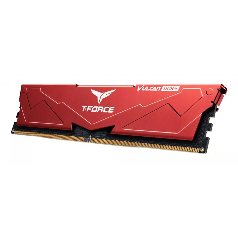 Team Group VULCAN FLRD532G6000HC30DC01, 32 GB, 2 x 16 GB, DDR5, 6000 MHz, 288-pin DIMM, Red