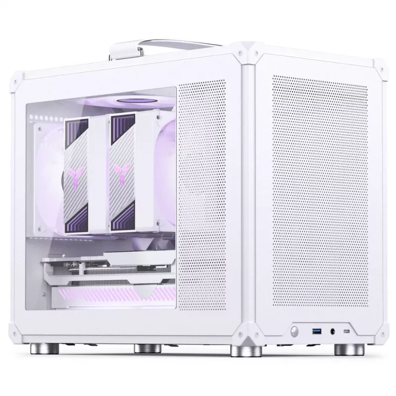 Jonsbo C6 MAX PC case, mini case, Micro-ATX, Tempered Glass - Wei