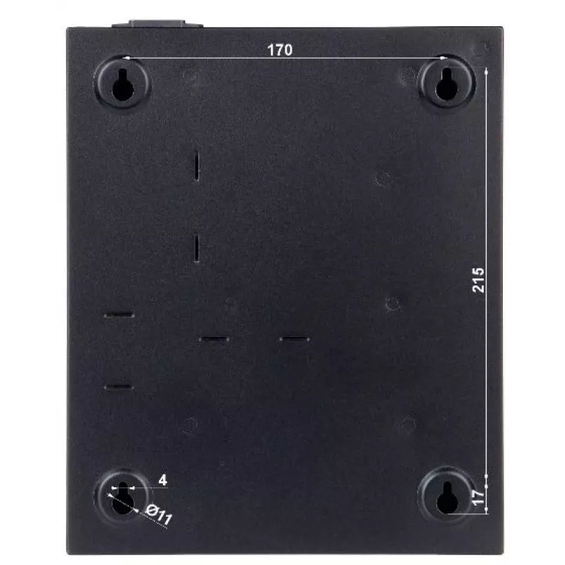 Access controller Hikvision DS-K2804 — black, 237×285×69 mm