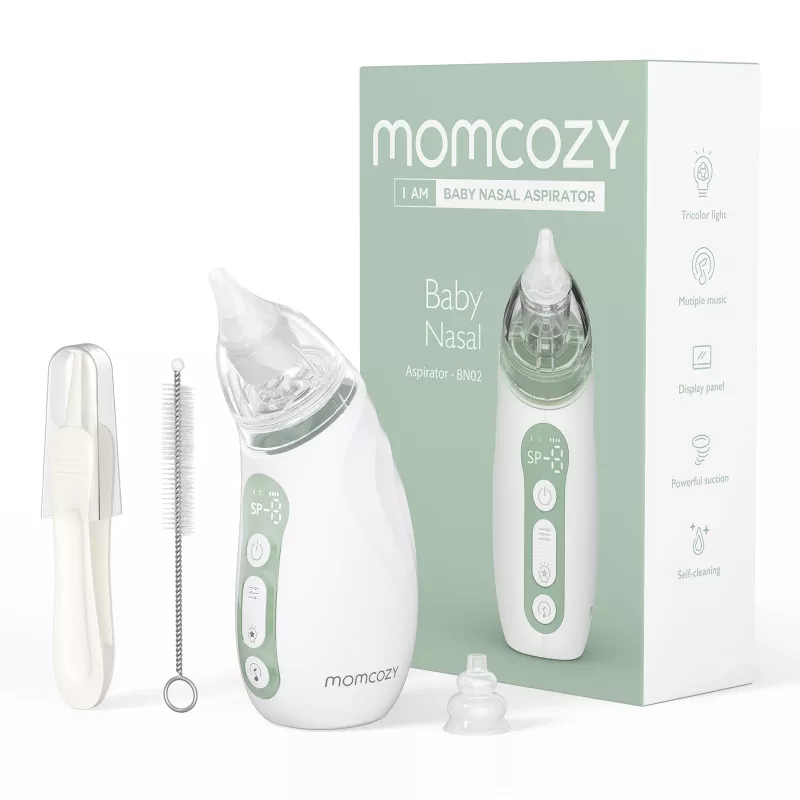 Momcozy BN02 Green Baby Nasal Aspirator