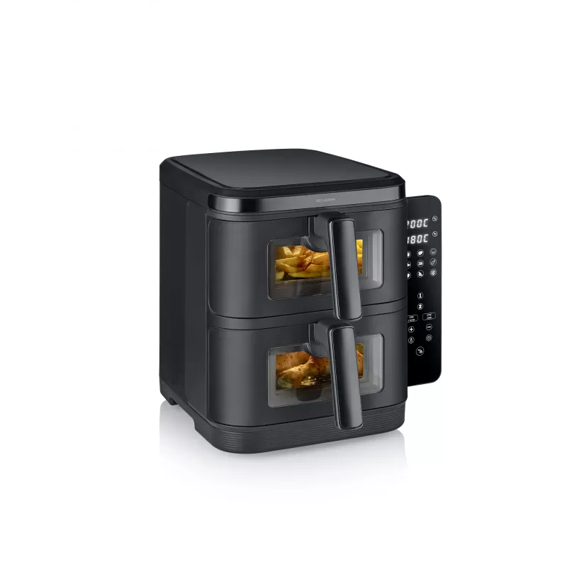 Fryer SEVERIN FR 2468 S-Fry Duo Stack 2-in-1 cooking capacity, dual-basket design
