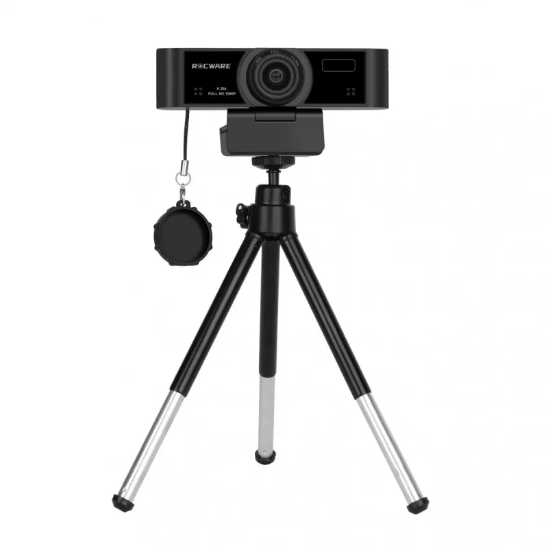 Web camera ROCWARE RC15 720p resolution with built-in microphone
