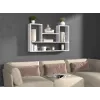 BILBAO 4P hanging rack 100x16x60 cm, white