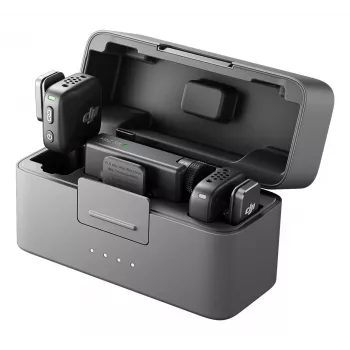 DJI Mic Mini (2 TX + 1 RX + Charging Case) Wireless Microphone Kit - Dark Grey