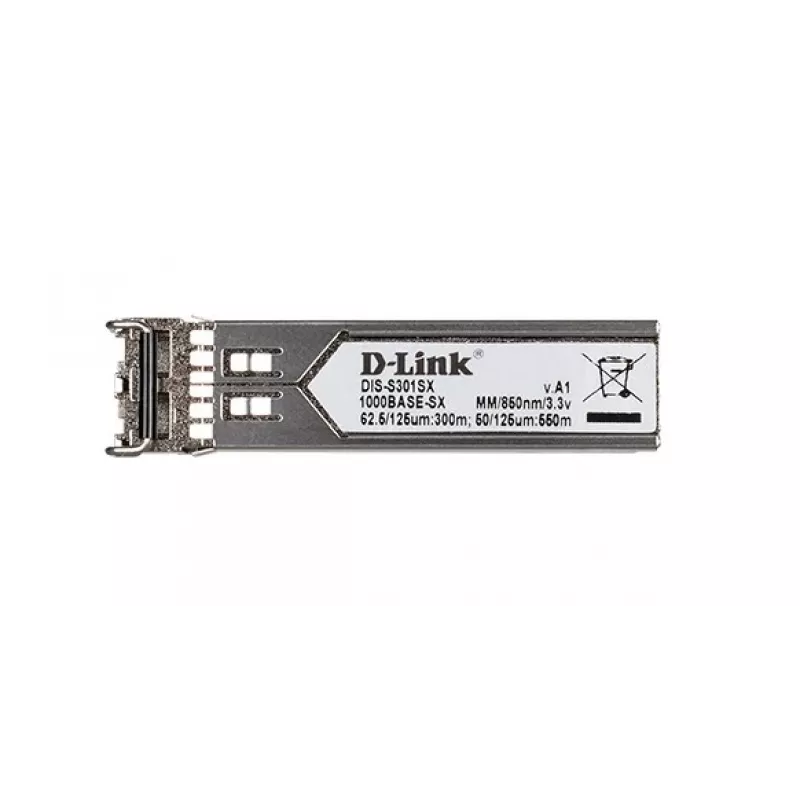 D-Link 1-port Mini-GBIC SFP to 1000BaseSX Industrial Transceiver