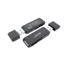 Card reader Unitek Y-9327A USB 3.2 Gen 1 Type-A — MicroSD/SD, 2 slots, 5000 Mbit/s, black