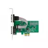 DeLOCK 89555 PCIe Serial Adapter Card - 2 x RS-232