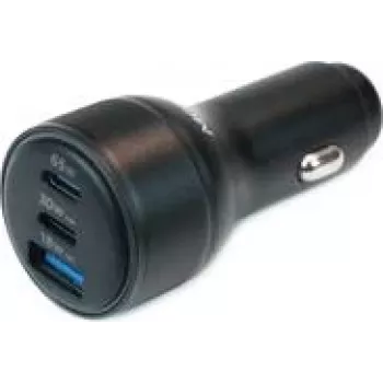 Mobilis Energia Charger 95W Car Charger 2 USB-C 1 USB-A SB (020018)