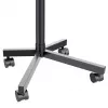 TV cart MACLEAN MC-949 for 32–55 inch TVs, VESA 75×75–400×400 mm, max load 25 kg, height 147–155 cm, storage shelf, black