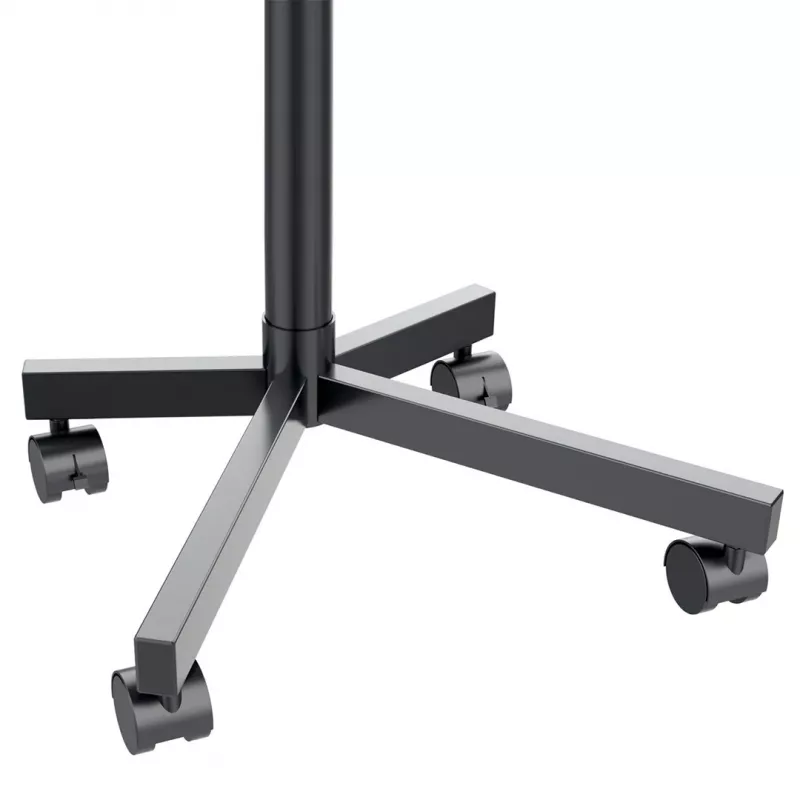 TV cart MACLEAN MC-949 for 32–55 inch TVs, VESA 75×75–400×400 mm, max load 25 kg, height 147–155 cm, storage shelf, black