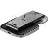 SATECHI 3-in-1 Foldable Qi2 Wireless Charging Stand (Space Gray) with Type A,C,G plugs