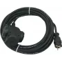 Extension cord PSSO 30247013, 3-way, 3×1.5 mm², 10 m, black