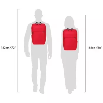 Casual backpack DICOTA D32121-RPET Red Polyester rPET