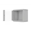 Lanberg WF03-5309-10S 9U Wall-Mount Rack Cabinet 19 inch 540x350 mm Grey Tempered Glass Door Flat-Pack