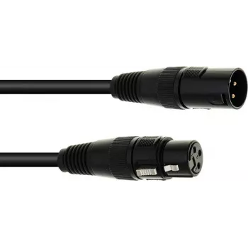DMX cable 3 m EUROLITE XLR 3-pin for lighting control